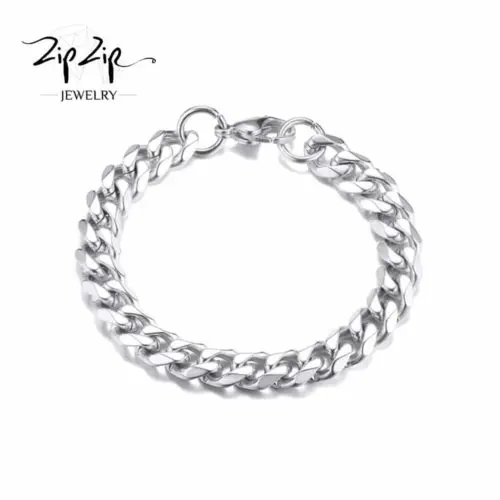 צמיד גורמט "קופר" Stainless Steel כסף 11 מ"מ BZ801-S צמיד גורמט "קופר" Stainless Steel כסף 11 מ"מ BZ801-S